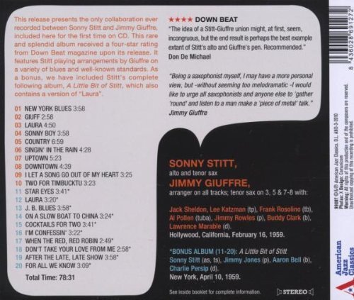 Sonny Stitt - Plays Jimmy Giuffre Arrangements (2010)