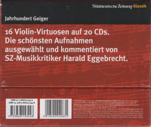 VA - Jahrhundert Geiger: 16 Violin-Virtuosen auf 20 CDs. Die schönsten (Box-Set) (2006)