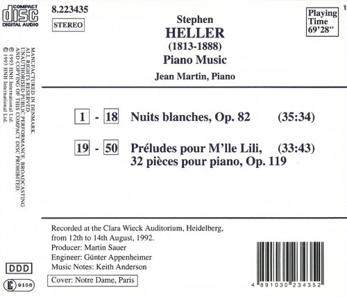 Jean Martin - Stephen Heller: Piano Music (1993) CD-Rip