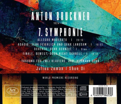 Julius Zeman, Oi Shun - Bruckner: Symphony No. 7 in E Major, WAB 107 (Arr. for 2 Pianos by Hermann Behn) (2024)