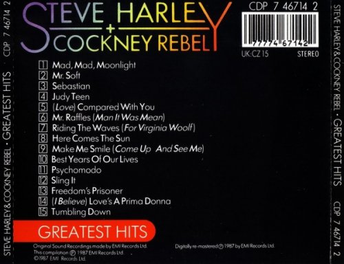 Steve Harley and Cockney Rebel - Greatest Hits (1987) 320 kbps+CD Rip