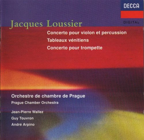 Prague Chamber Orchestra - Jacques Loussier: Concerto Pour Violon Et Orchestre, Tableaux Vénetiens, Concerto Pour Trompette (1992) CD-Rip