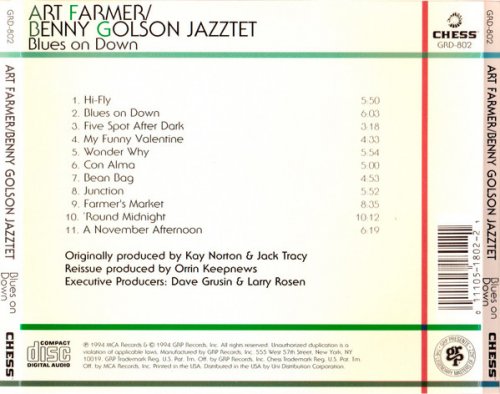 Art Farmer, Benny Golson Jazztet - Blues on Down (1994)