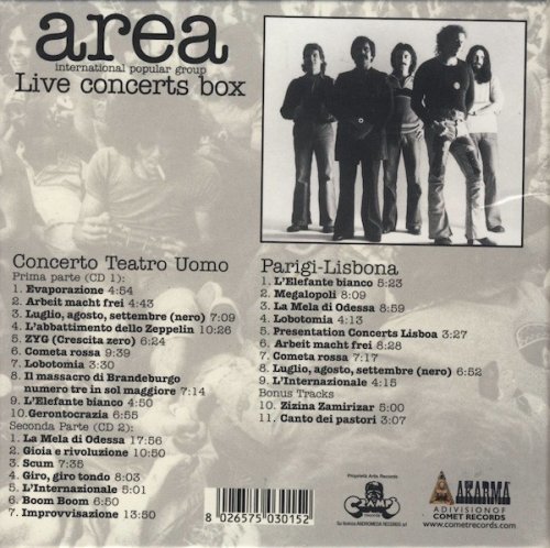 Area - Live Concerts Box (1996)