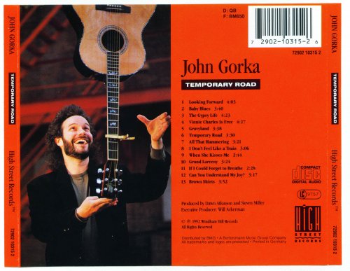 John Gorka - Temporary Road (1992)