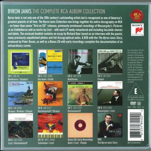 Byron Janis - The Complete RCA Album Collection (2013) [11CD Box Set]