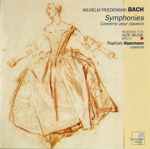 Akademie für Alte Musik Berlin - W.F. Bach: Symphonies, Concerto for harpsichord (2002) CD-Rip