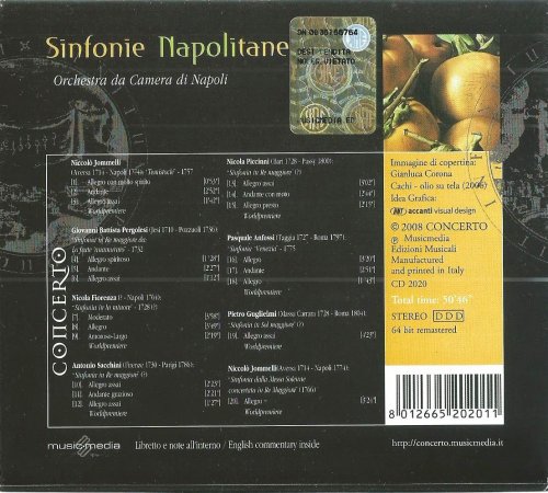 Orchestra da Camera di Napoli, Enzo Amato - Sinfonie Napolitane (2008) CD-Rip