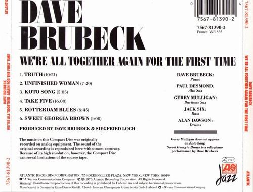 Dave Brubeck - We're All Together Again For The First Time (1973)