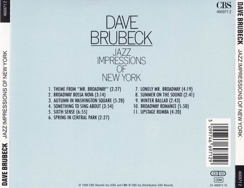 Dave Brubeck - Jazz Impressions Of New York (1964)