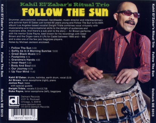 Kahil El'Zabar's Ritual Trio - Follow The Sun (2013) [CD-Rip]