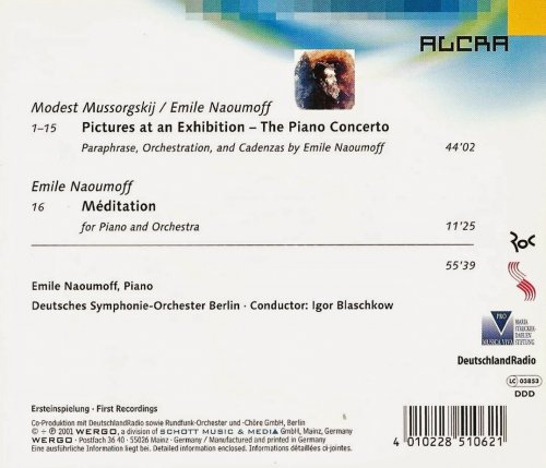 Emile Naoumoff, Deutsches Symphonieorchester Berlin, Igor Blaschkow - Mussorgsky / Naoumoff: Pictures at an Exhibition (The Piano Concerto) (2011) CD-Rip