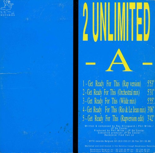 2 Unlimited - Get Ready For This [Maxi-Single] (1991) FLAC