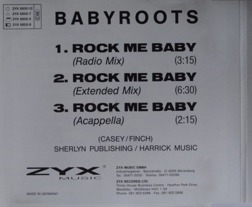 Babyroots - Rock Me Baby [Maxi-Single] (1992) FLAC