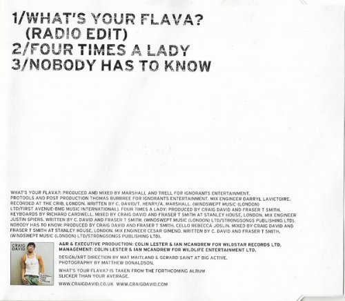 Craig David - What's Your Flava? [CDM] (2002) FLAC