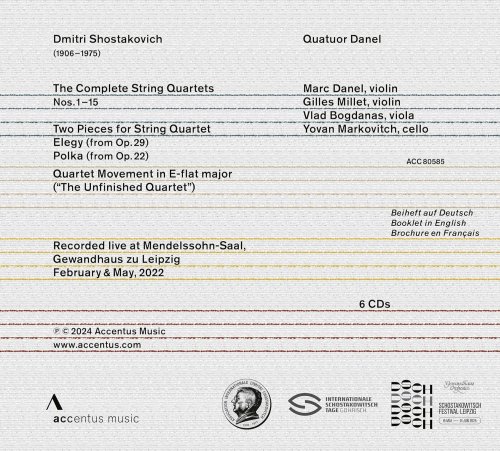 Quatuor Danel - Dmitri Shostakovich: The Complete String Quartets (2024) [Hi-Res]