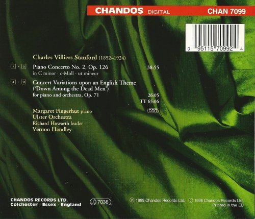 Margaret Fingerhut, Ulster Orchestra, Vernon Handley - Stanford: Piano Concerto No. 2, Concert Variations (1989) CD-Rip