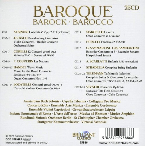 VA. - Baroque / Barock / Barocco (2020) [25CD Box Set]