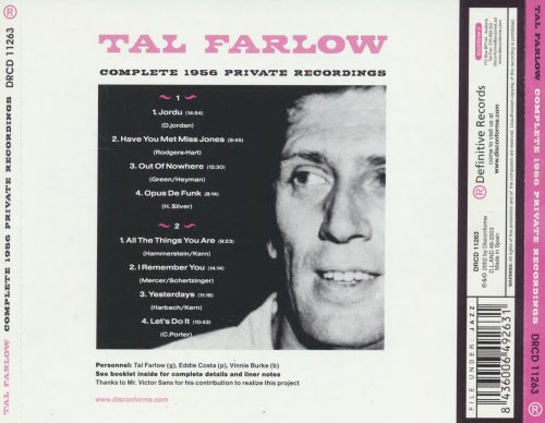 Tal Farlow - Complete 1956 Private Recordings (2002)