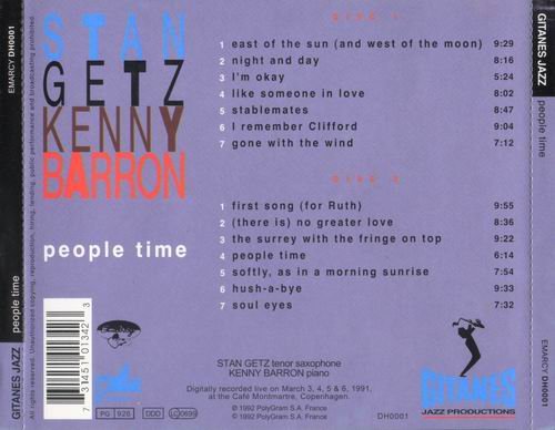 Stan Getz, Kenny Barron - People Time (1992)