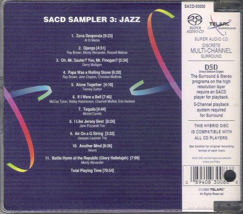 VA - Telarc SACD Jazz Sampler 3 (2004) [SACD]