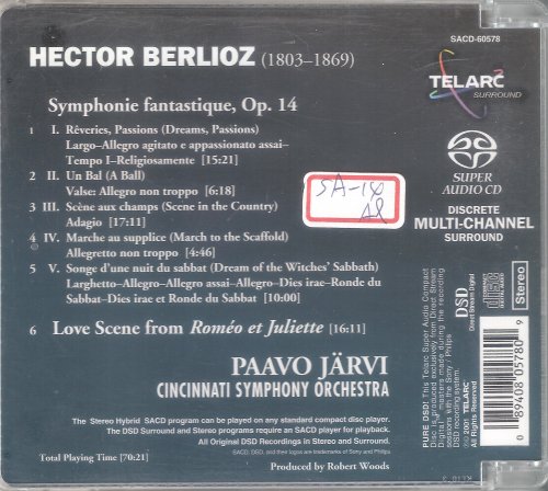 Paavo Jarvi - Berlioz: Symphonie Fantastique, Op. 14 (2001) [SACD]