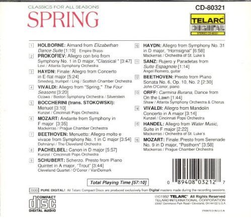 VA - Classics For All Seasons: Spring (1992)