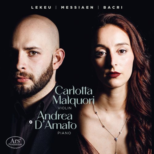 Carlotta Malquori, Andrea D´Amato - En Variant - Works for Violin & Piano by Lekeu, Messiaen, Bacri & Guglielmi (2024) [Hi-Res]