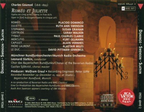 Leonard Slatkin, Placido Domingo, Ruth Ann Swenson - Gounod: Roméo et Juliette (1996)