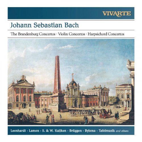 Leonhardt Consort, Tafelmusik, Gustav Leonhardt, Jeanne Lamon - J.S. Bach: The Brandenburg Concertos & Violin Concertos (2013)