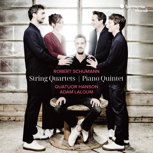 Quatuor Hanson, Adam Laloum - Schumann: String Quartets - Piano Quintet (2024) [Hi-Res]