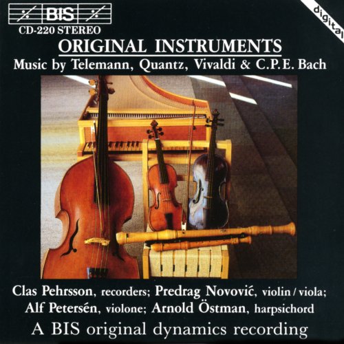 Clas Pehrsson, Predrag Novović, Alf Petersén, Arnold Östman - Telemann, Quantz, Vivaldi, C.P.E. Bach: Original Instruments (1994)