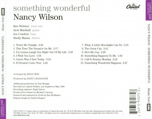Nancy Wilson - Something Wonderful (1960) CD Rip