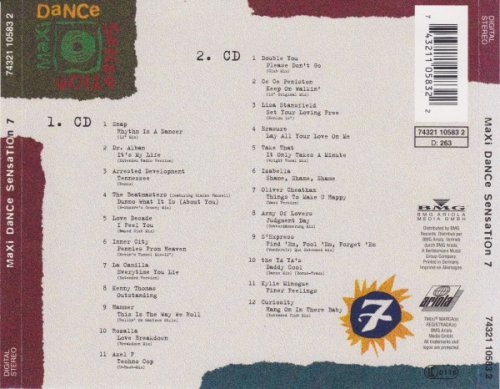 VA - Maxi Dance Sensation Vol. 07 (2CD) (1992) [CD-Rip]