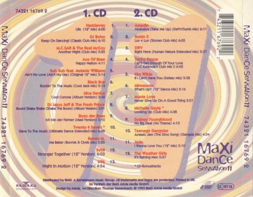 VA - Maxi Dance Sensation Vol. 11 (2CD) (1993) [CD-Rip]