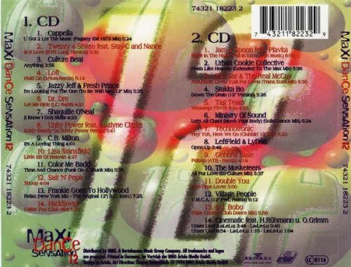 VA - Maxi Dance Sensation Vol. 12 (2CD) (1994) [CD-Rip]