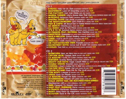 VA - Maxi Dance Sensation Vol. 20 (2CD) (1996) [CD-Rip]