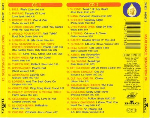 VA - Maxi Dance Sensation Vol. 24 (2CD) (1997) [CD-Rip]