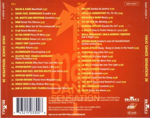 VA - Maxi Dance Sensation Vol. 26 (2CD) (1997) [CD-Rip]