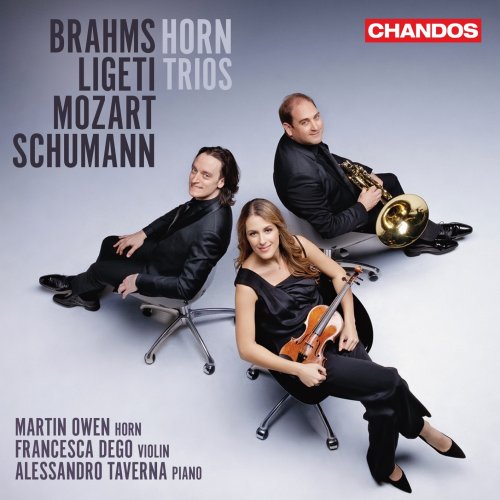 Martin Owen, Francesca Dego, Alessandro Taverna - Brahms, Ligeti, Mozart, Schumann: Horn Trios (2024) [Hi-Res]
