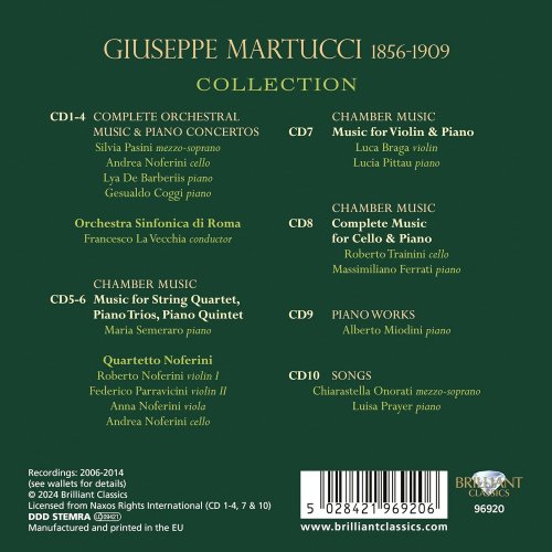 Maria Semeraro, Quartetto Noferini, Luca Braga, Lucia Pittau, Roberto Trainini, Massimiliano Ferrati, Alberto Miodini, Chiarastella Onorati, Luisa Prayer - Martucci Collection (2024)