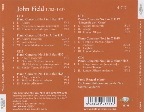 Paolo Restani - Field: Complete Piano Concertos (2009)