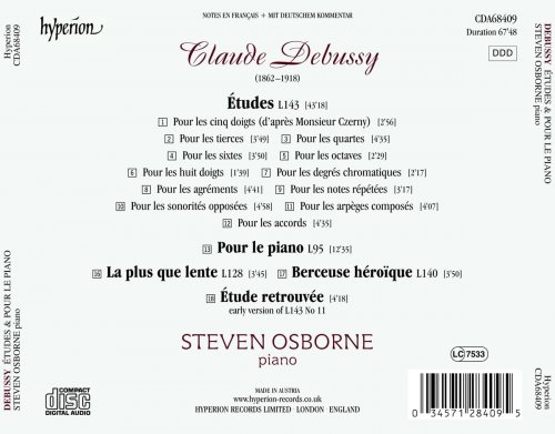 Steven osborne - Debussy: Études & Pour le piano (2023) [Hi-Res]
