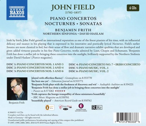 Benjamin Frith - Field: Piano Concertos, Nocturnes & Sonatas (2019)