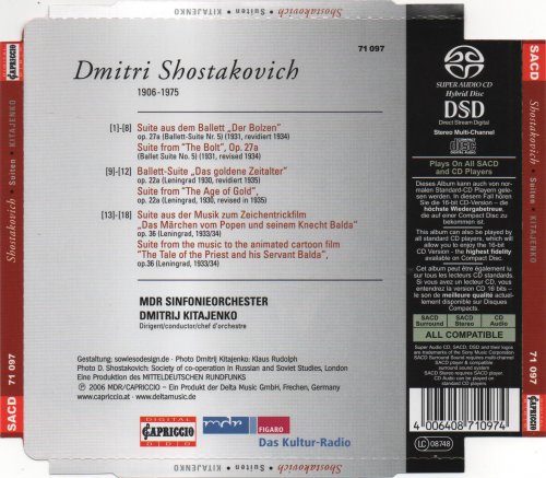 Dmitrij Kitajenko, MDR Sinfonieorchester - Shostakovich: The Bolt, The Age of Gold, The Tale of the Priest and his Servant (2006) [SACD]