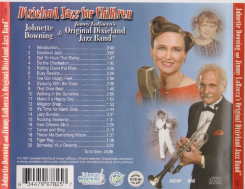 Johnette Downing, Jimmy LaRocca's Original Dixieland Jazz Band - Dixieland Jazz for Children (2007)