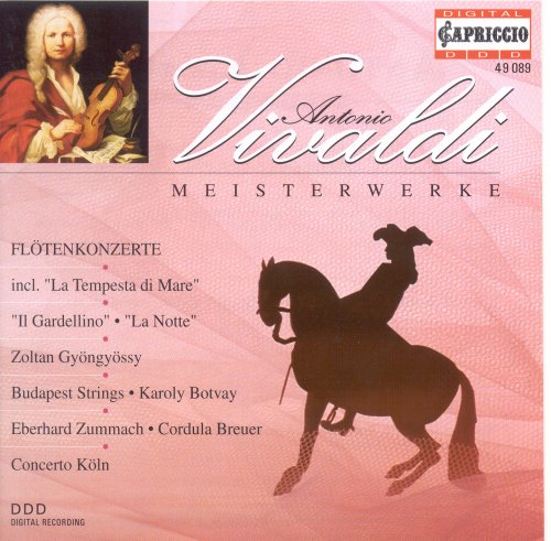 Eberhard Zummach, Cordula Breuer, Zoltan Gyongyossy, Concerto Koln, Budapest Strings, Karoly Botvay - Vivaldi: Recorder Concertos, Flute Concertos (1996)