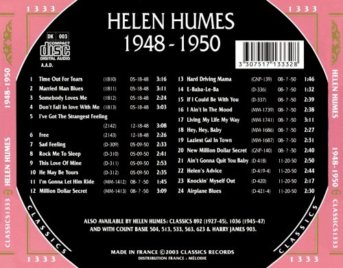 Helen Humes - 1948-1950 {The Chronological Classics, 1333} (2003)