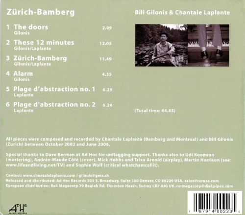 Bill Gilonis & Chantale Laplante - Zurich-Bamberg (2007)