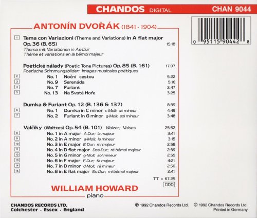 William Howard - Dvořák: Piano Music (1992) CD-Rip